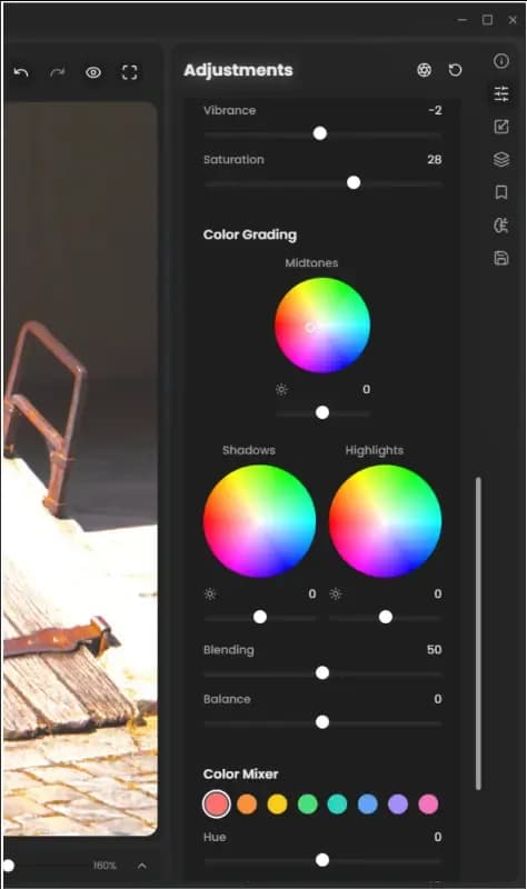 RapidRAW 色彩分级
